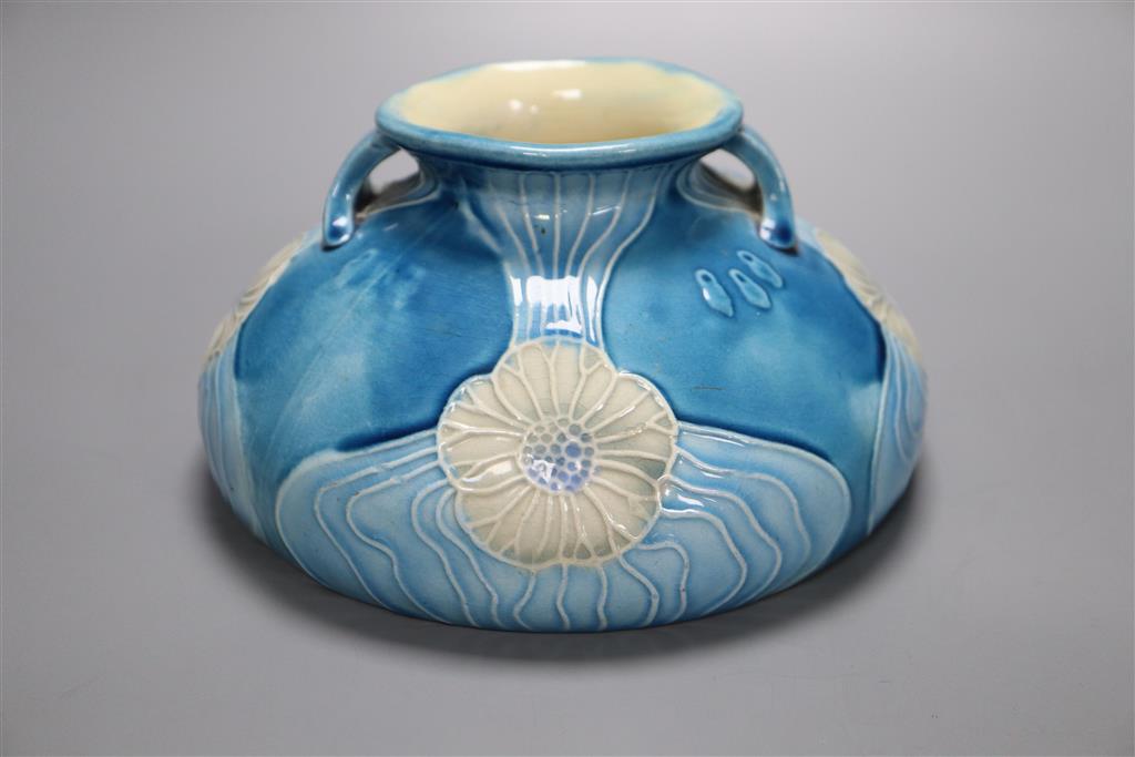 A Minton Secessionist two handled vase, diameter 18cm